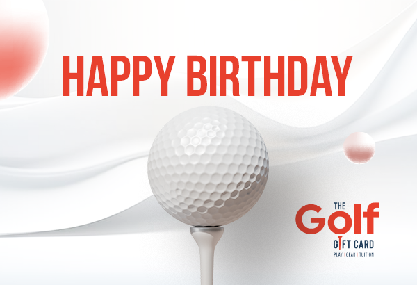 Happy Birthday Golf Ball